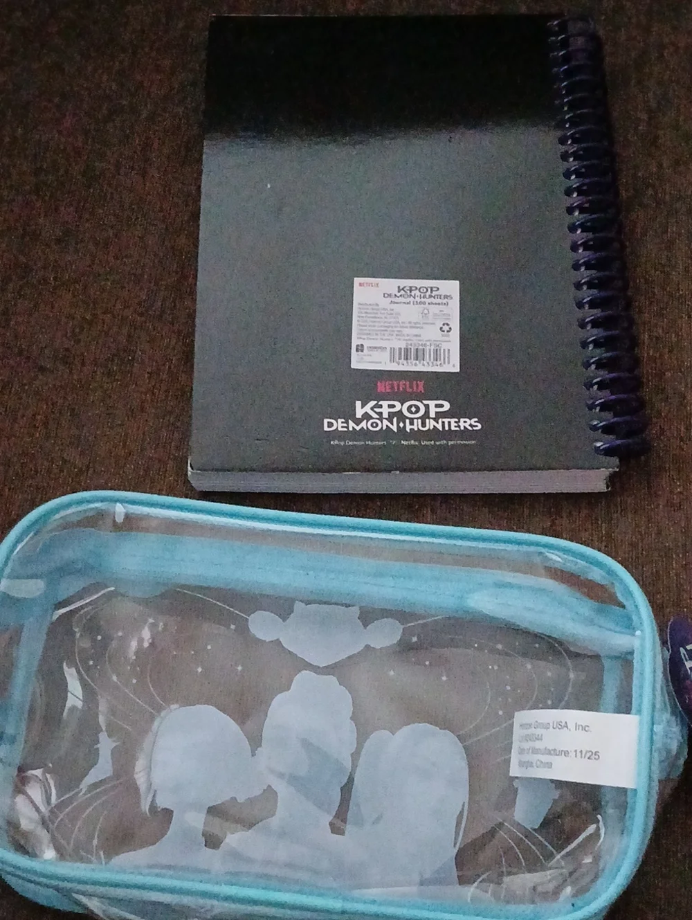 KPOP Demon Hunters Notebook And Pencil Pouch Set